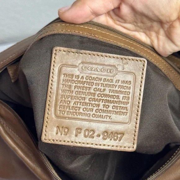Vintage Coach Lightweight Collection Braided West End Hobo Bag Rare